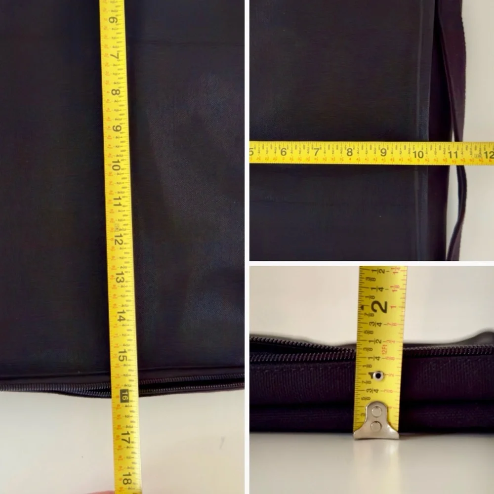 Black Lightweight Expandable Laptop Bag for 15